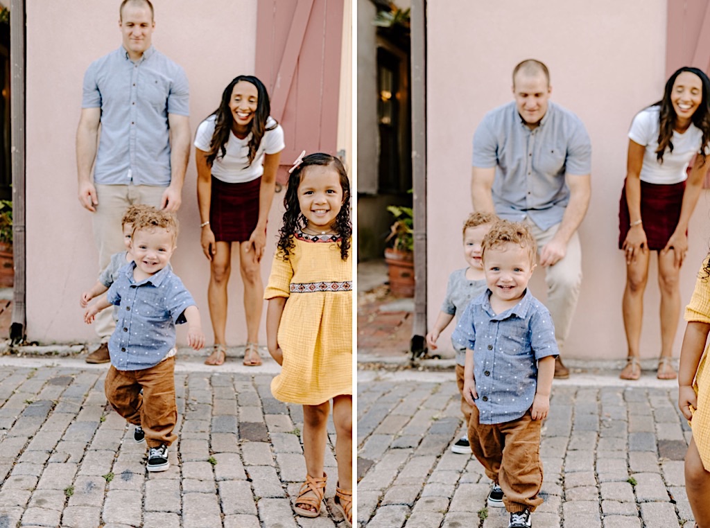 Family photo shoot in sunny St Augustine Florida