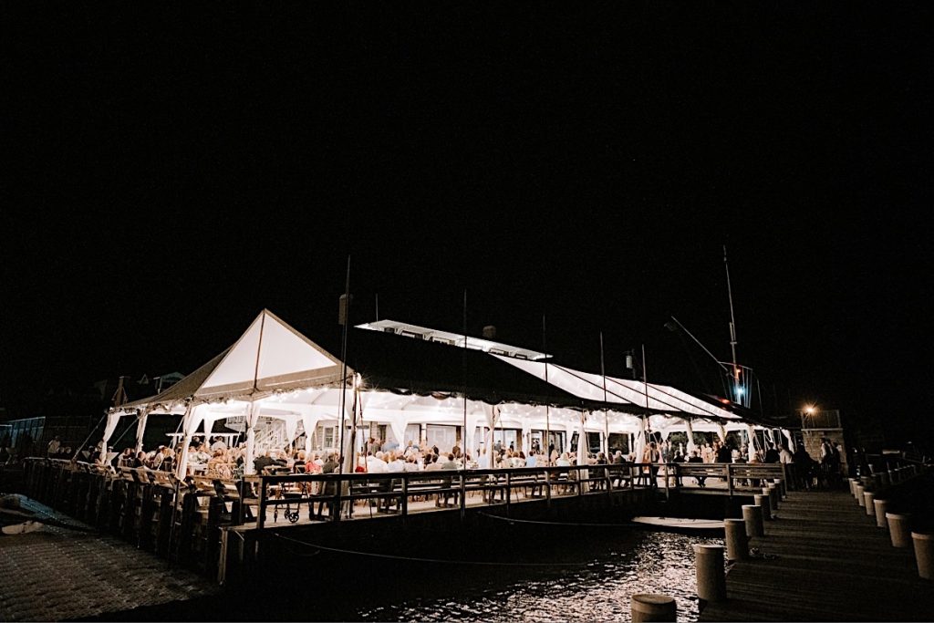 little egg harbor yacht club at night